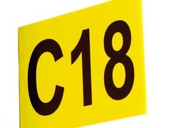 Placuta pentru marcare cu cifre si litere